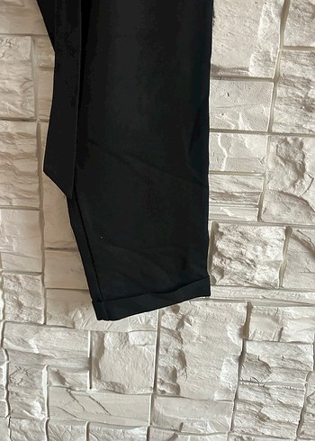 Kadın Siyah Kemerli Pantolon - Görsel 2