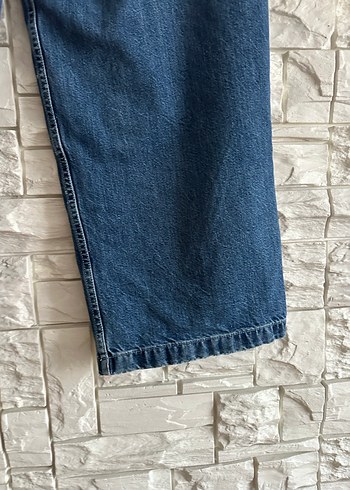 ZARA Bol Kesim Kadın Denim Pantolon - Görsel 8