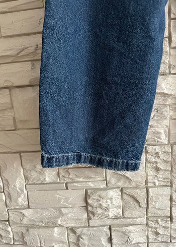 ZARA Bol Kesim Kadın Denim Pantolon - Görsel 7