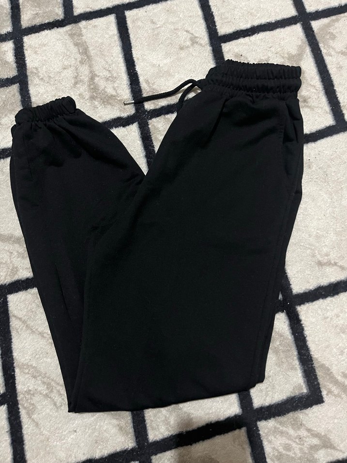 Siyah Kadın Rahat Kesim Eşofman - Görsel 2