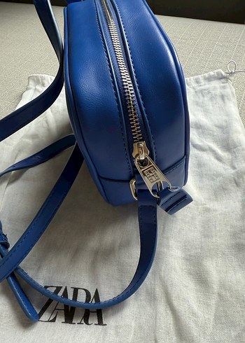  Beden Mavi Deri Tommy Jeans Kadın Çapraz Çanta
