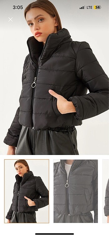 Pull and Bear Şişme mont