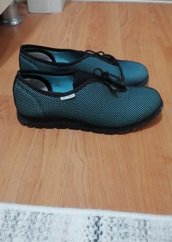 Erkek Mavi Spor Ayakkabı Velcro Detaylı - Görsel 2