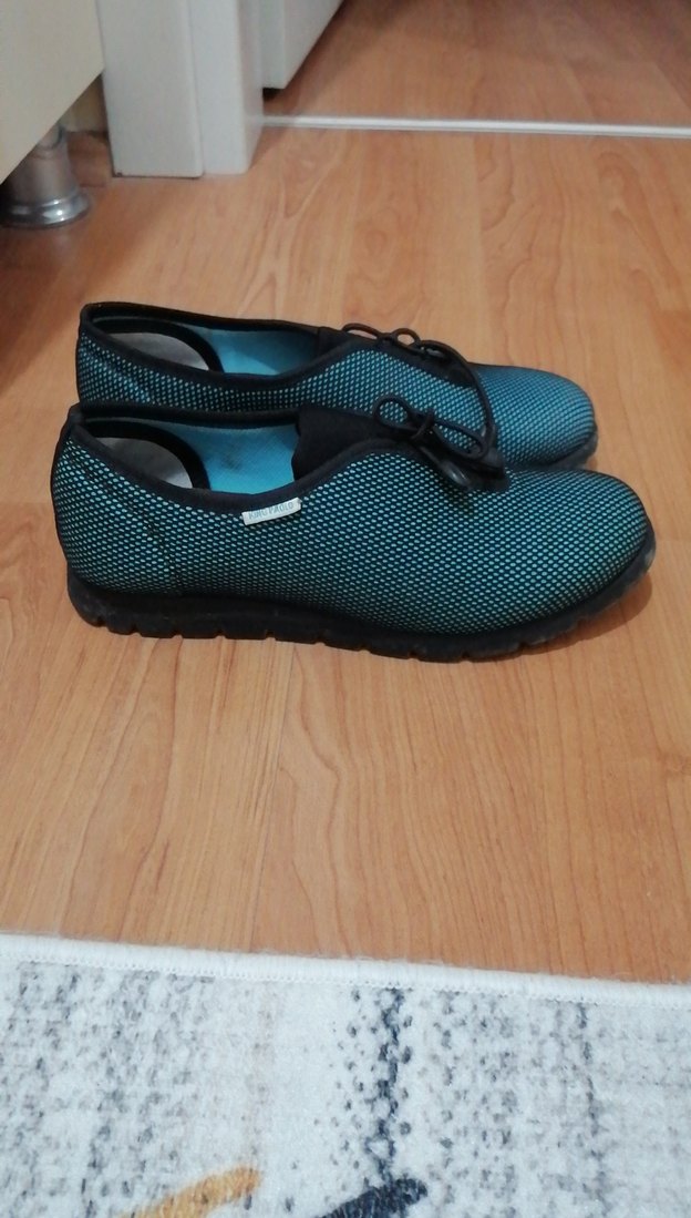 Erkek Mavi Spor Ayakkabı Velcro Detaylı - Görsel 2