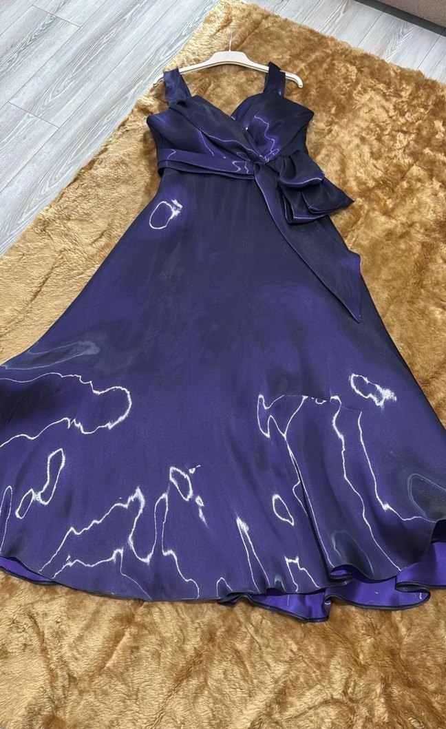 Mor Abiye Elbise - Görsel 2