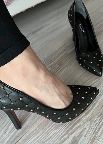 Zımba Detaylı Stiletto - Görsel 2