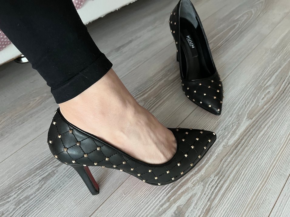 Zımba Detaylı Stiletto - Görsel 2