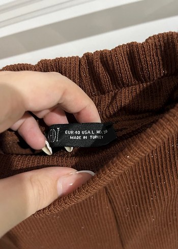 Kadın Kahverengi Uzun Kollu İkili Takım - Görsel 4