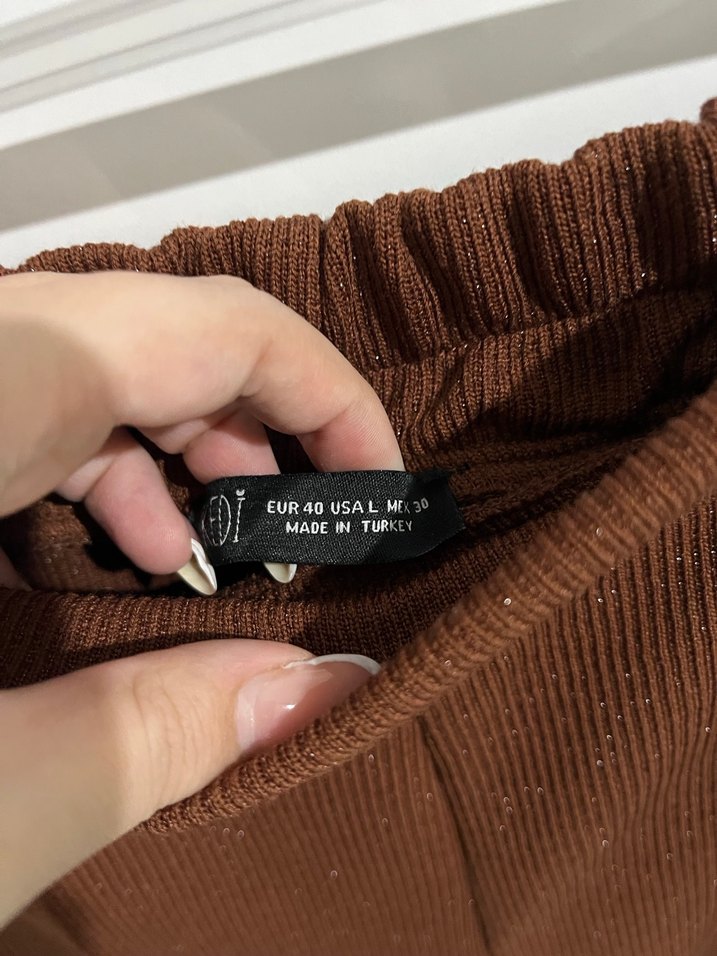 Kadın Kahverengi Uzun Kollu İkili Takım - Görsel 4