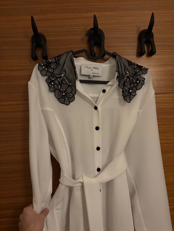 Yaka Detaylı Gömlek - Görsel 2