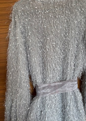 Gümüş Püsküllü Şık Abiye - Görsel 3