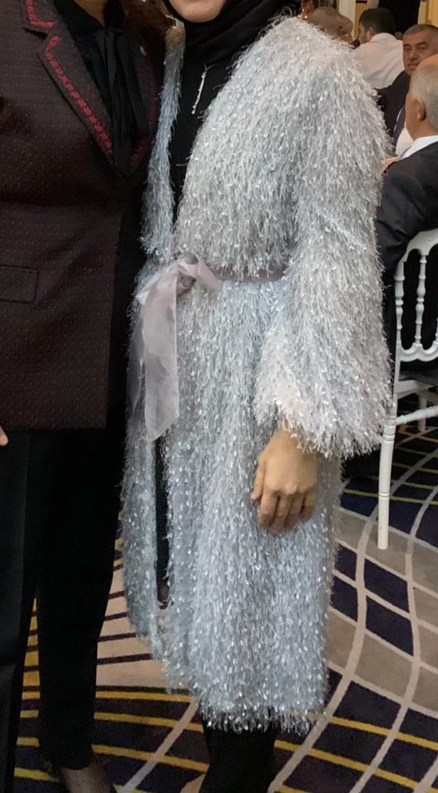 Gümüş Püsküllü Şık Abiye - Görsel 4