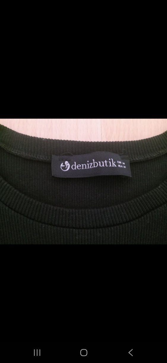 Siyah Kısa Kollu Spor Kesim Uzun Elbise - Görsel 3