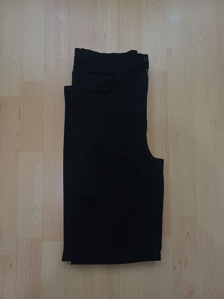 Siyah Mom Jean Pantolon - Görsel 3