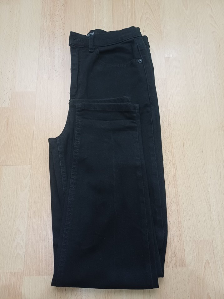 Siyah Mom Jean Pantolon - Görsel 4