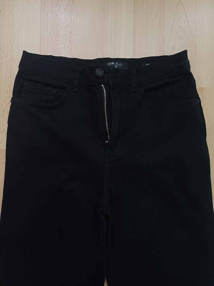 Siyah Mom Jean Pantolon - Görsel 2