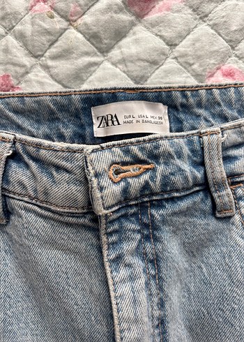 l Beden Midi Denim önden yırtmaçlı kot Etek