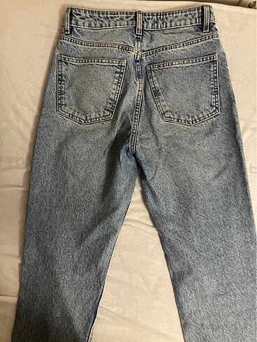 36 Beden mavi Renk Zara mom jean
