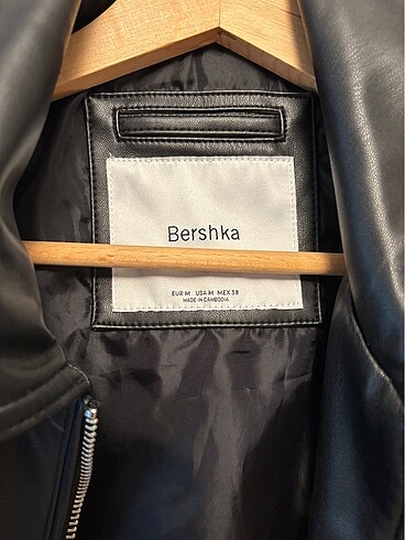 Bershka Siyah deri ceket