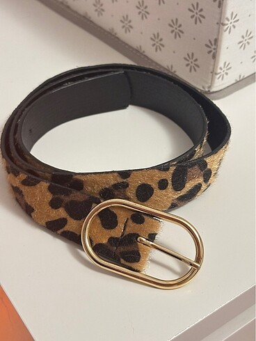 Trendyol & Milla leopar desenli kemer