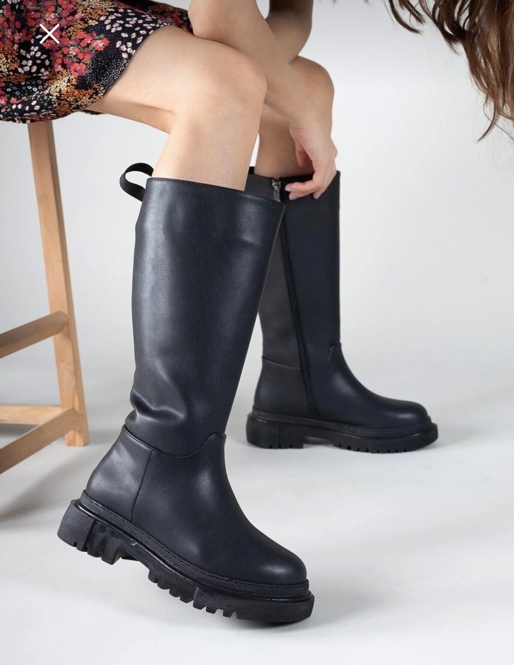 Siyah Kadın Dizüstü Bot - Görsel 2