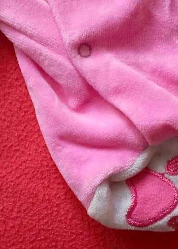 Düğmeli Gri-Pembe Nakışlı Köpek Kıyafeti - Görsel 4