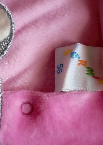 Düğmeli Gri-Pembe Nakışlı Köpek Kıyafeti - Görsel 6