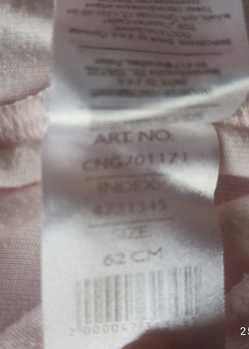 Dantel Detaylı pudra Bebek Tulum - Görsel 6