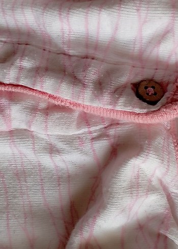 Düğmeli Beyaz Renkli Batik Desenli Bebek Tulumu - Görsel 4