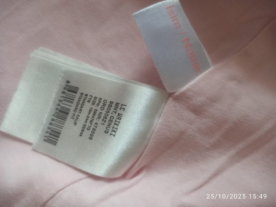 Düğmeli Pembe Kız Yağmurluk - Görsel 5