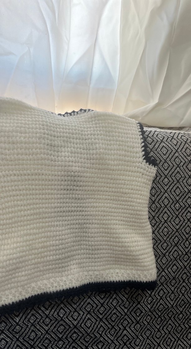 Ceyizlik bebek yeleği - Görsel 2