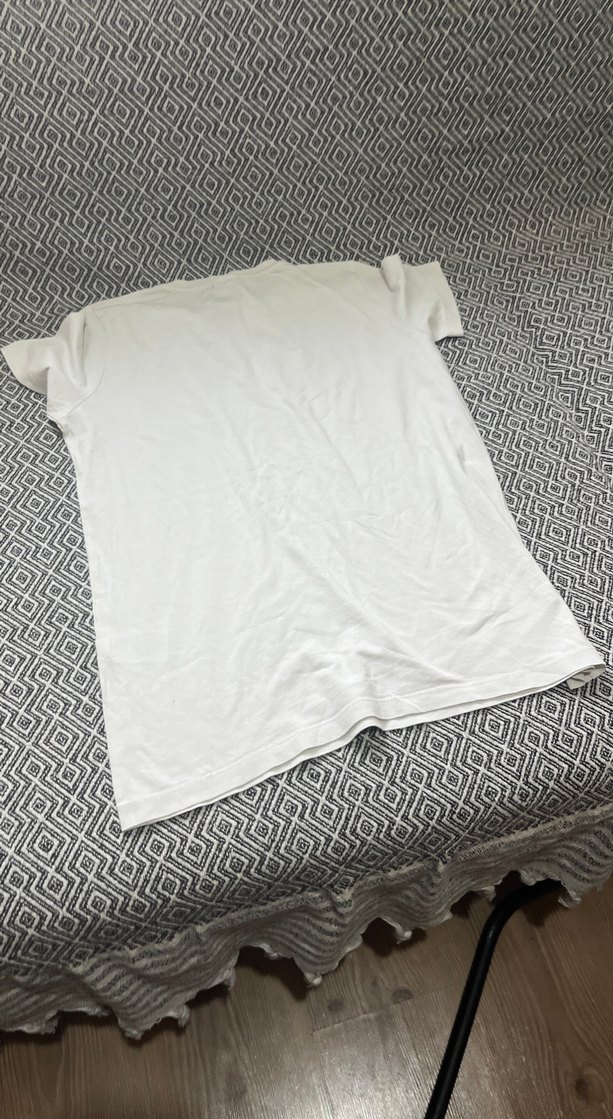 Baskılı Beyaz Hamile Tişörtü - Görsel 3