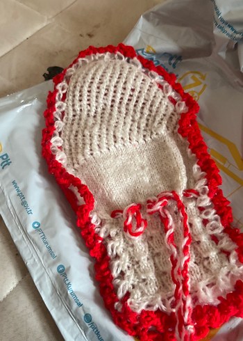 Kırmızı Nakışlı Fırın Eldiveni - Görsel 2