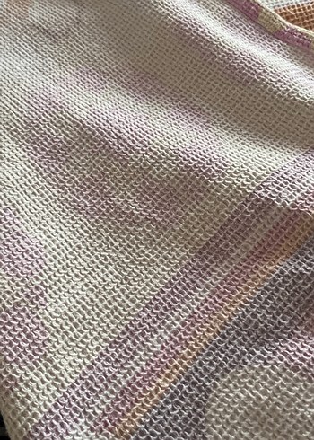 Pembe Pastel Tonlu Batik Desenli pike - Görsel 2