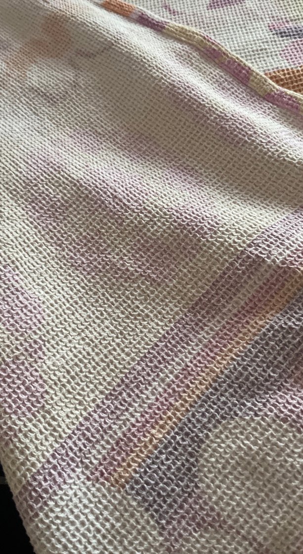 Pembe Pastel Tonlu Batik Desenli pike - Görsel 2