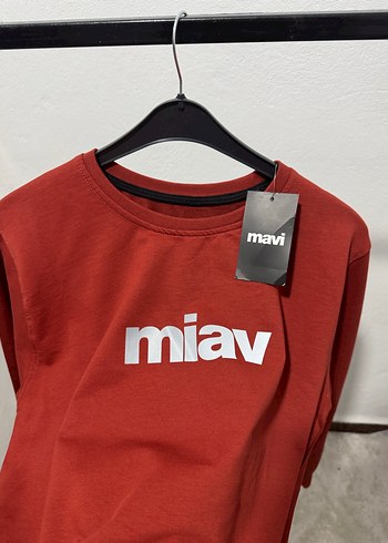 Kırmızı Uzun Kollu Mavi Sweatshirt - Görsel 2