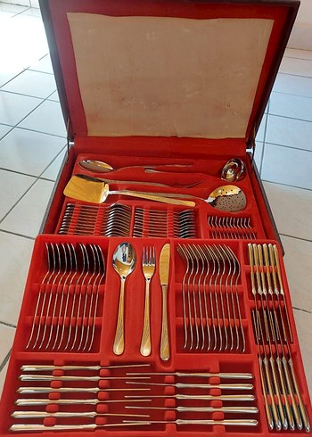 Emsan 77 Parça Sıfır Çatal Kaşık Bıçak Takımı
