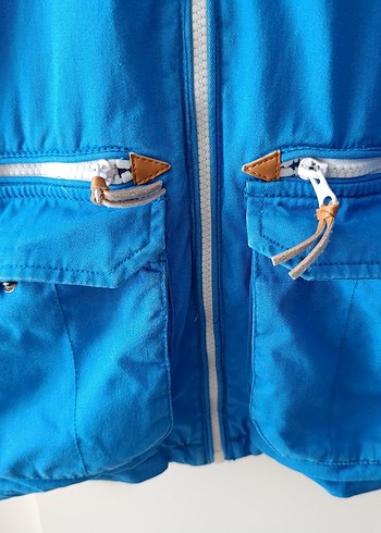 Erkek Çocuk Mavi İçi Yünlü Mont - Görsel 3