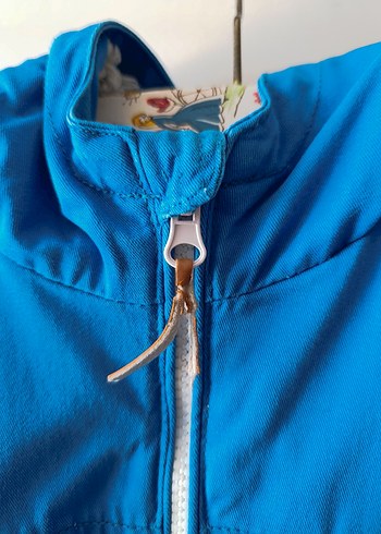 Erkek Çocuk Mavi İçi Yünlü Mont - Görsel 4