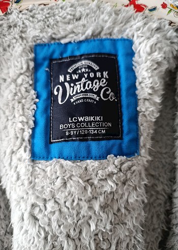 Erkek Çocuk Mavi İçi Yünlü Mont - Görsel 5