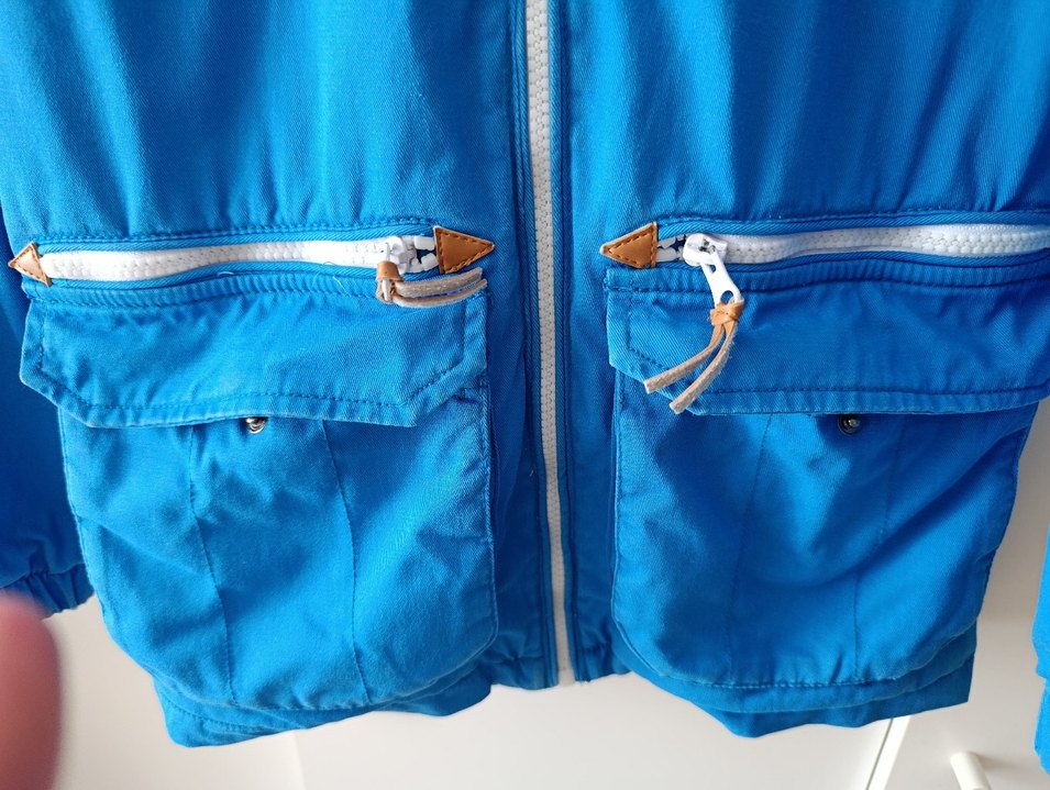 Erkek Çocuk Mavi İçi Yünlü Mont - Görsel 3