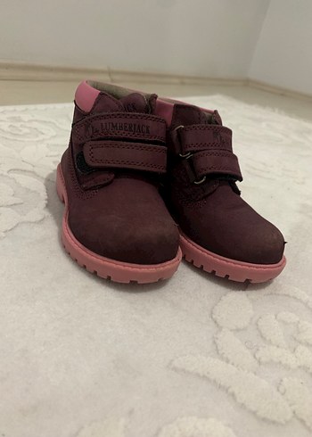 Bordo Süet Kız Çocuk Botu Tokalı