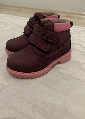 Lumberjack Bordo Süet Kız Çocuk Botu Tokalı