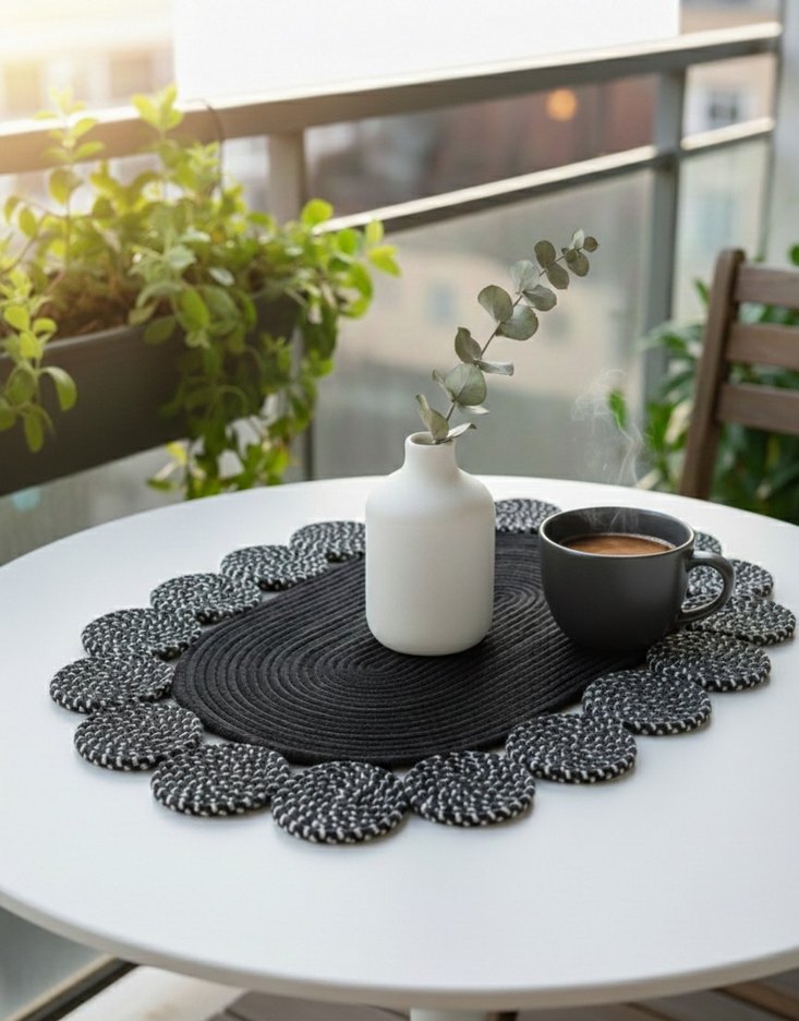 Siyah gırcıllı Modern runner, - Görsel 2