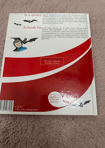 Yalancı Yarasa - Engin Korelli Çocuk Kitabı Türkçe İngilizce - Görsel 3