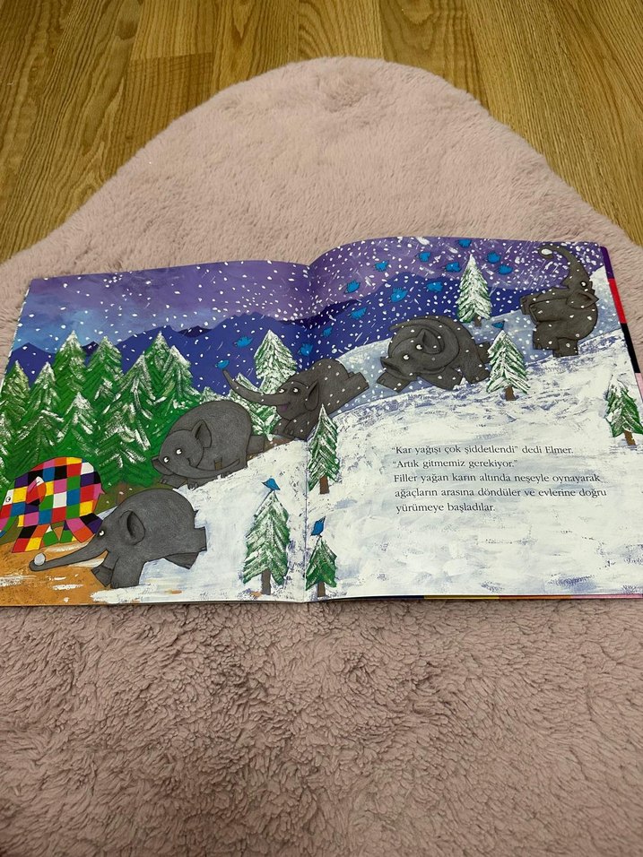 Elmer Kar Keyfi - David McKee Çocuk Kitabı - Görsel 2