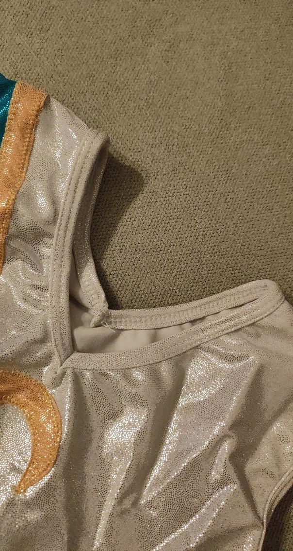 Parlak Turkuaz Fiyonklu Jimnastik Kıyafeti 7 8 yaş - Görsel 5