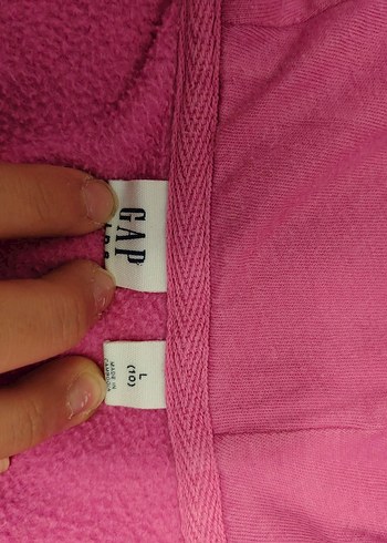 GAP 10 YAŞ Kız Çocuk Kapşonlu Polar Mont Hırka - Görsel 5