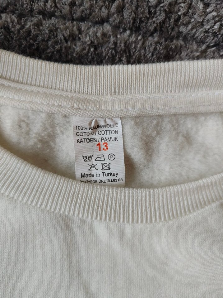 Beyaz LOL Baskılı Kız Çocuk Sweatshirt 10 YAŞ - Görsel 4