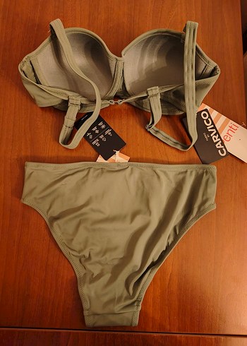 Penti Etiketli Kadın Haki Bikini - Strappy Tasarım Alt38/Üst 80B - Görsel 2